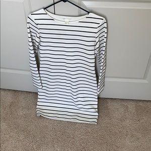 H&M dress black and white